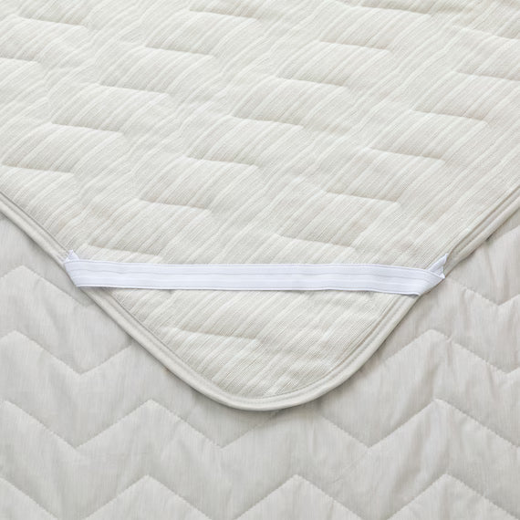 REVERSIBLE PADDED SHEET TOPPER N COOL WSP SD GY S2503