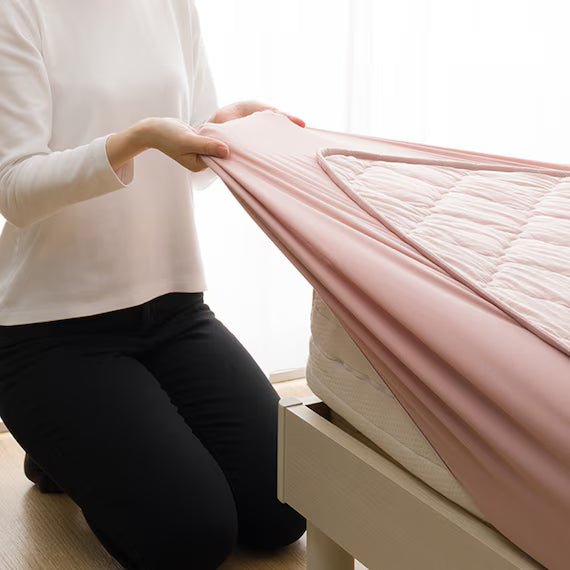 REVERSIBLE FITTED SHEET TOPPER N COOL SP K RO S2502