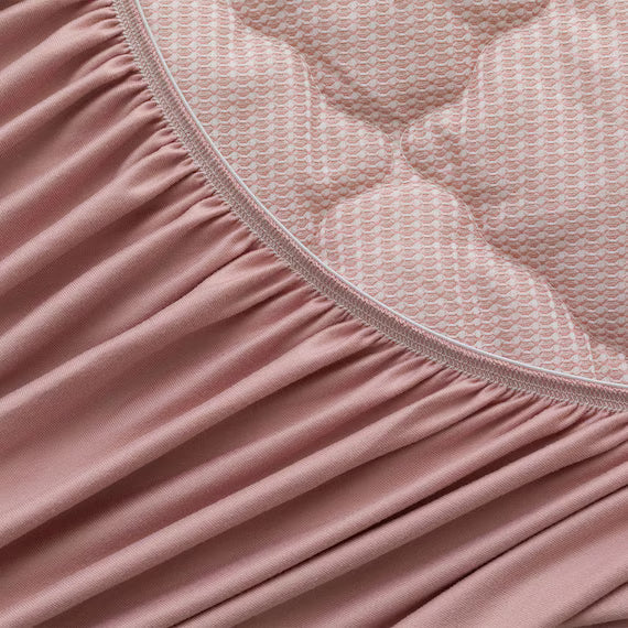REVERSIBLE FITTED SHEET TOPPER N COOL WSP S ROS2503