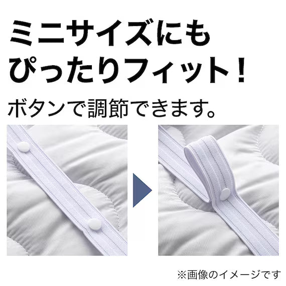 REVERSIBLE PADDED PILLOW TOPPER N COOL GY S2501