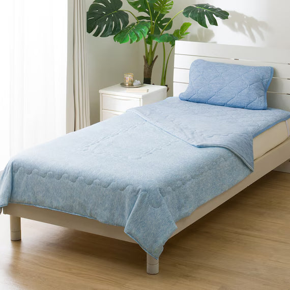 ผ้าพันคอแบบพลิกกลับได้ N COOL SP S BL S2502