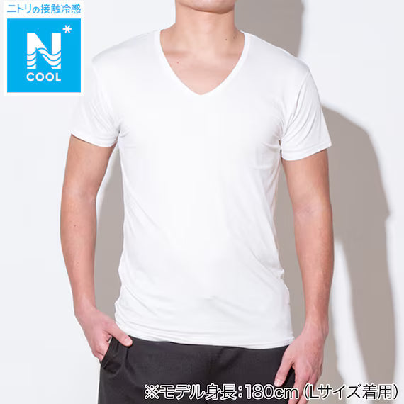 MENS COOL VNECK TSHIRTNE MESH WHLL