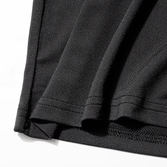MENS COOL VNECK TSHIRTNE MESH BK M