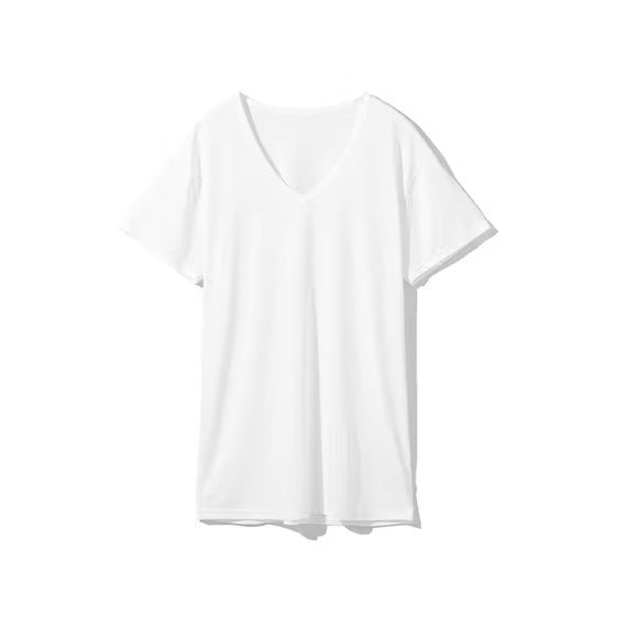 MENS SUPER COOL VNECK TSHIRTNE WH 3L