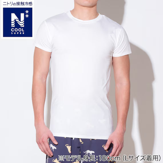 MENS SUPER COOL CREWNECK TSHIRTNE WH 3L