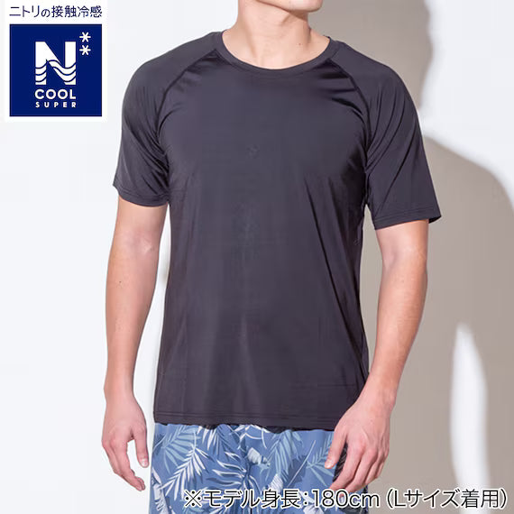 MENS SUPER COOL RAGLAN SLEEVE TSHIRTNE BK 3L