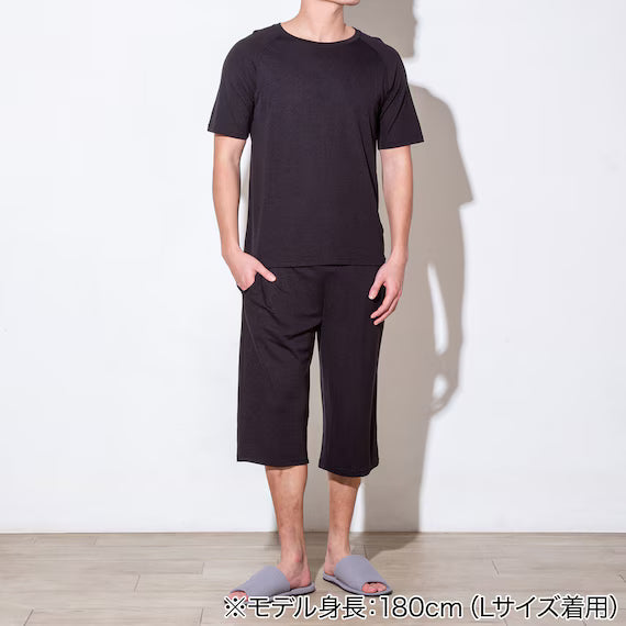 MENS DOUBLE SUPER COOL RAGLAN SLEEVE TSHIRTNE BK LL