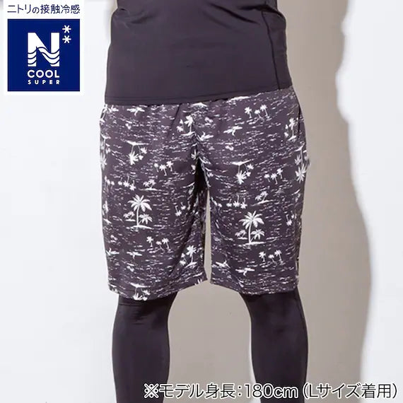 MENS SUPER COOL KNEE LENGTH ROOM PANTS NEP BK S