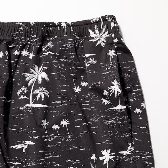 MENS SUPER COOL KNEE LENGTH ROOM PANTS NEP BK S