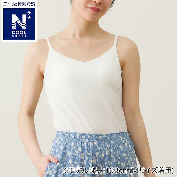 WOMENS SUPER COOL CAMISOLE WITH BUILTIN BRANE WH L