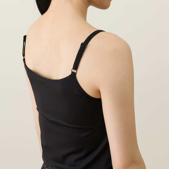WOMENS SUPER COOL CAMISOLE WITH BUILTIN BRANE BK M
