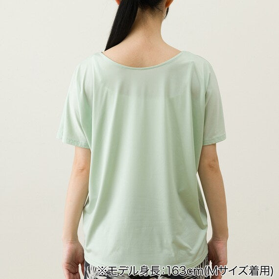 WOMENS SUPER COOL DOLMAN SLEEVE TSHIRTNEGR L
