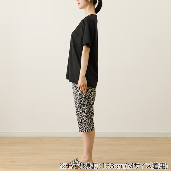 WOMENS COOL LOUNGE WEAR SETNEP BK L
