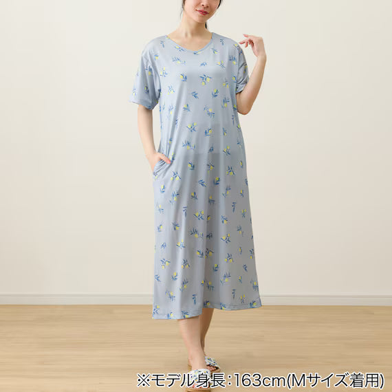 WOMENS COOL RELAXED HOUSE DRESSNEL BL L