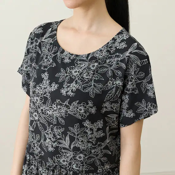 WOMENS SUPER COOL GATHER HOUSE DRESSNE BK LLL