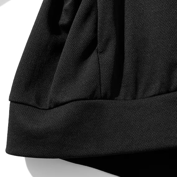 MENS UV CUT COOL HOODIE NE MESH BK LL