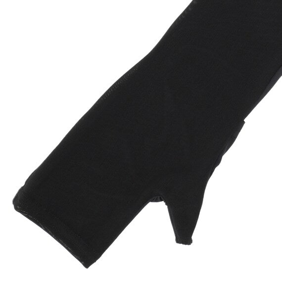 UNISEX UVCUT SUPERCOOL&MESH ARMCOVER WITH THUMBNE BK