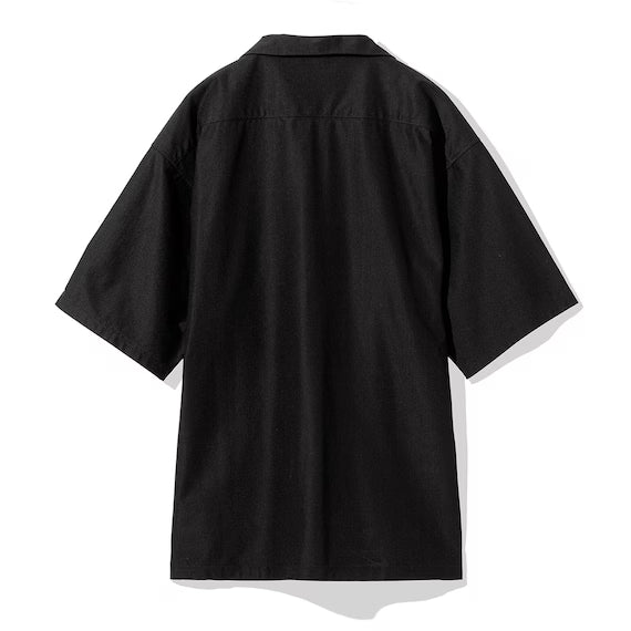 MENS COOL CUT GEORGETTE SHORT SLEEVESHIRT NE BK L