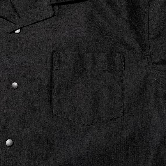 MENS COOL CUT GEORGETTE SHORT SLEEVESHIRT NE BK LL