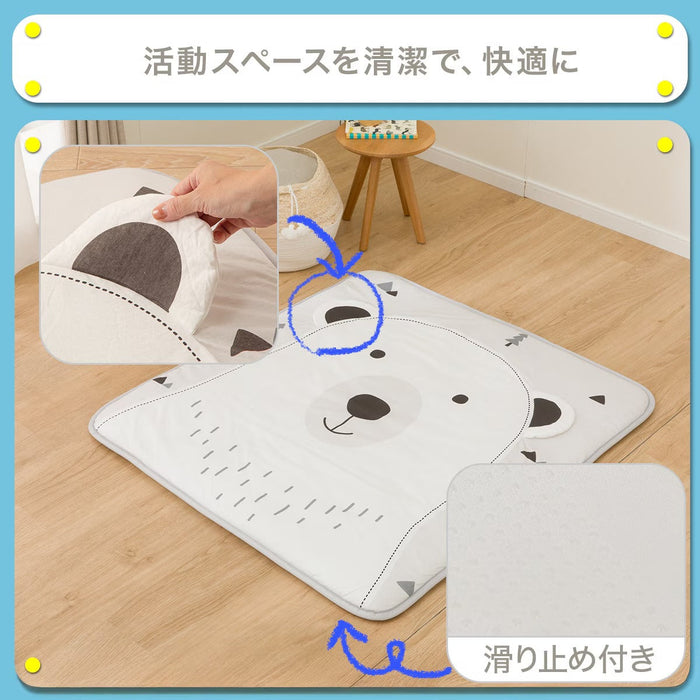 เสื่อเด็กคอตตอน ลายหมี CT25