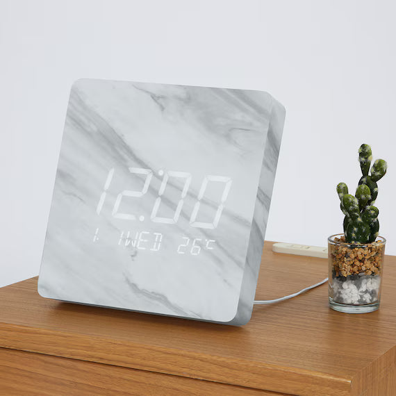 LED WALL CLOCK WH 002HT