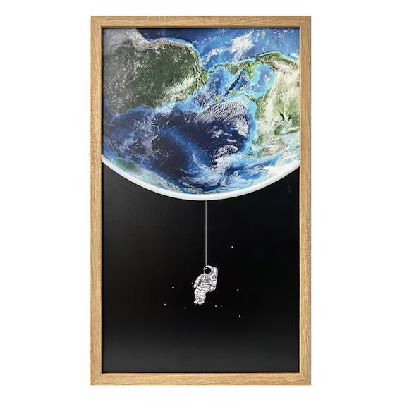 LED CANVAS POSTER EARTH XI14