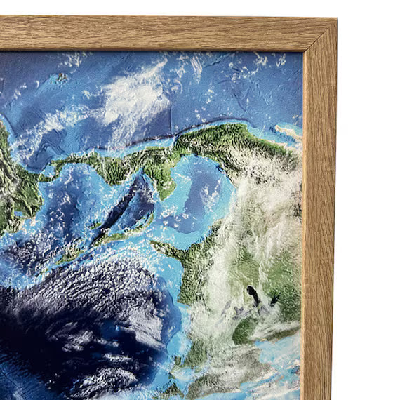 LED CANVAS POSTER EARTH XI14