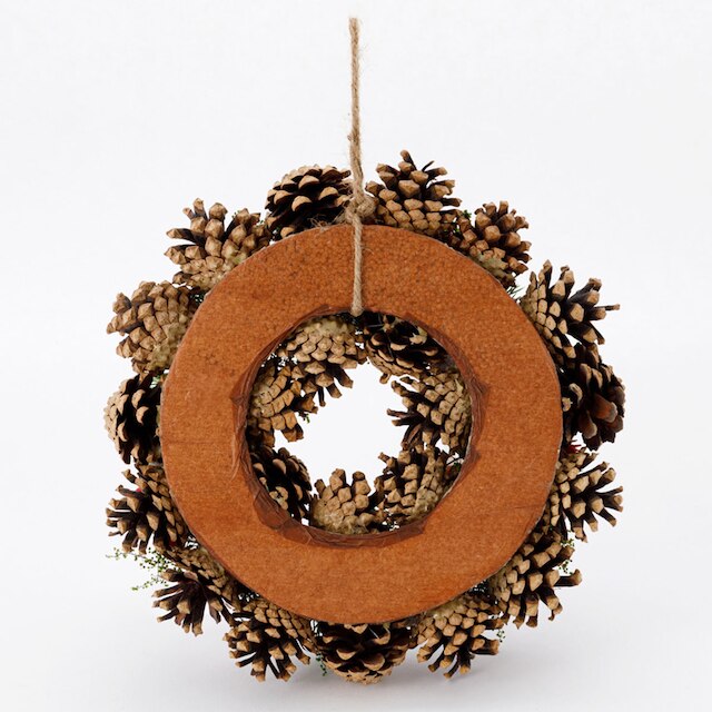 CHRISTMAS 28CM HANGING WREATH 23AFH029-28 N4LC