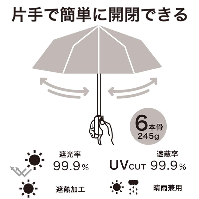 55CM TW UMBRELLA AUTO BK