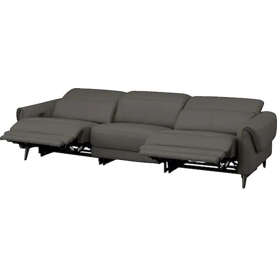 ELECTRIC WIDE 3 SEATER SOFA LS04 NW DGY