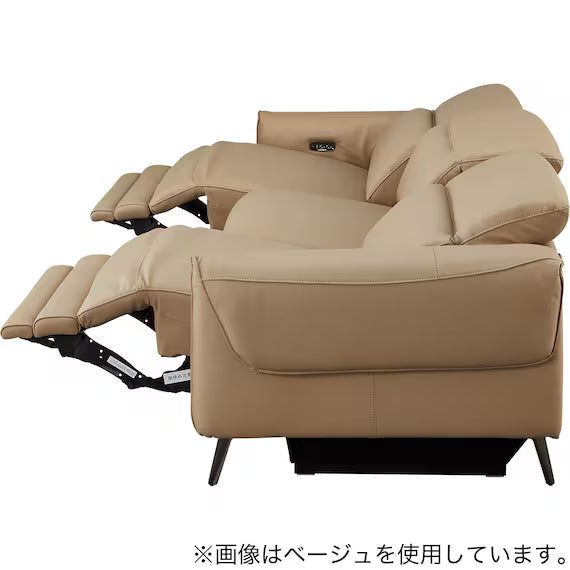 ELECTRIC WIDE 3 SEATER SOFA LS04 NW BK