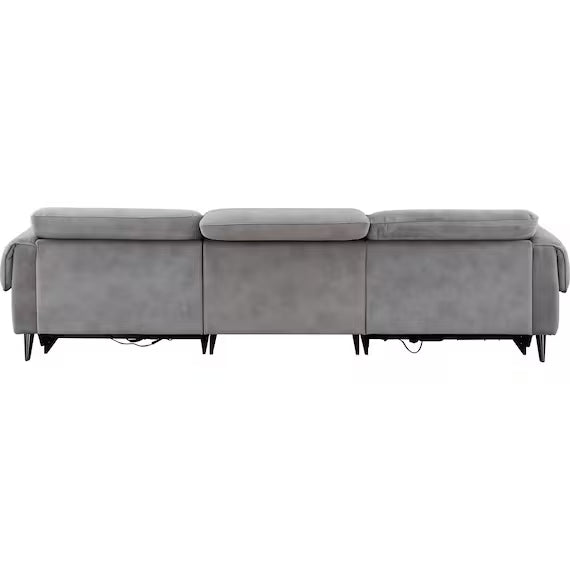 ELECTRIC WIDE 3 SEATER SOFA LS04 PEY GY