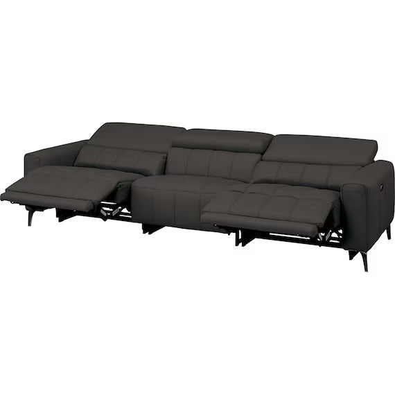 ELECTRIC WIDE 3 SEATER SOFA LS05 NW BK