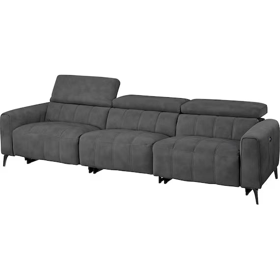 ELECTRIC WIDE 3 SEATER SOFA LS05 PEY DGY