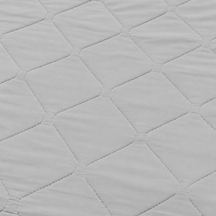 RUBBERLESS MATTRESS PAD N COOL SP D GY S2402