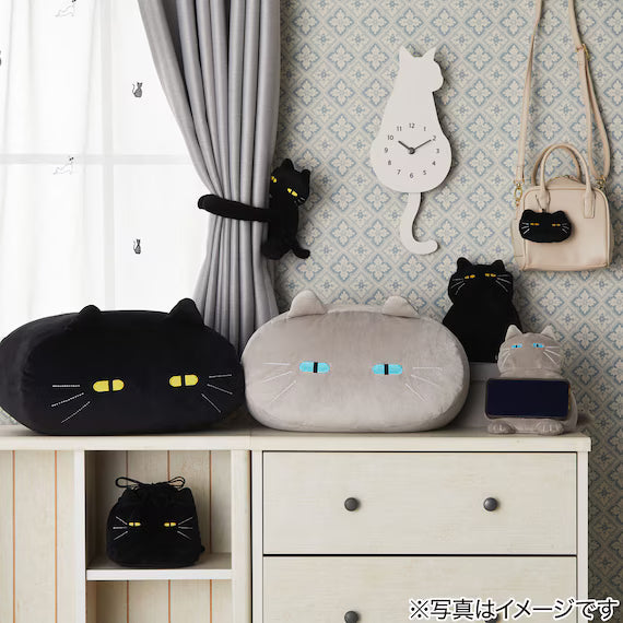 MAGNET TASSEL CAT BK DH205