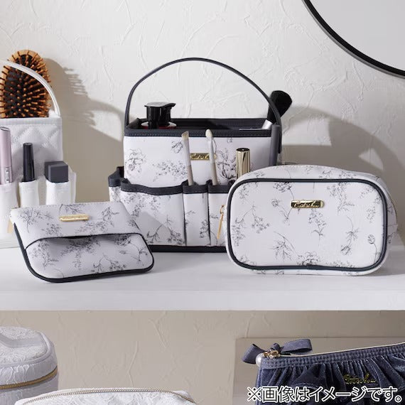 COSMETIC CARRY BW FLOWER LINE S NT-2205