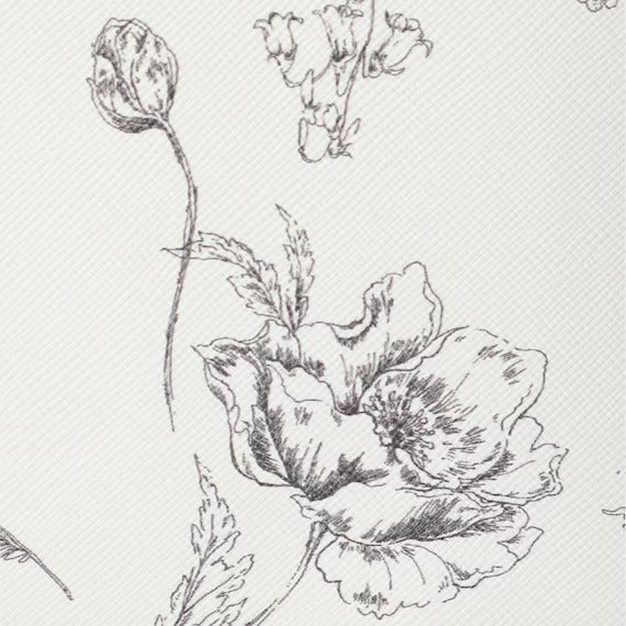 COSMETIC CARRY BW FLOWER LINE L NT-2205