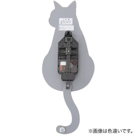 WALL CLOCK-WH CAT EL010