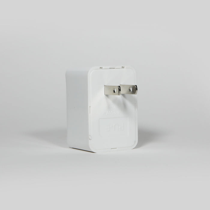 TOSHINO ADAPTER 2USB 2.4A WHITE PU-E