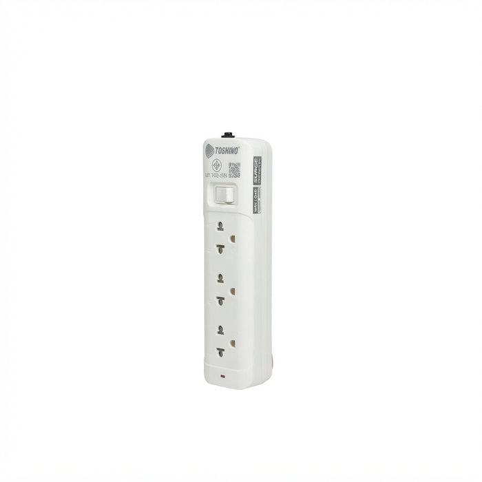 TOSHINO TIS PLUG 3 WAY 1 SWITCH +2USB 3M.  SO-32USB WHITE
