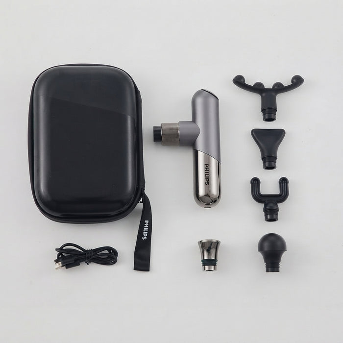 PHILIPS SPORTS MINI MASSAGE GUN PPM7501BK/97 - GREY/BLACK