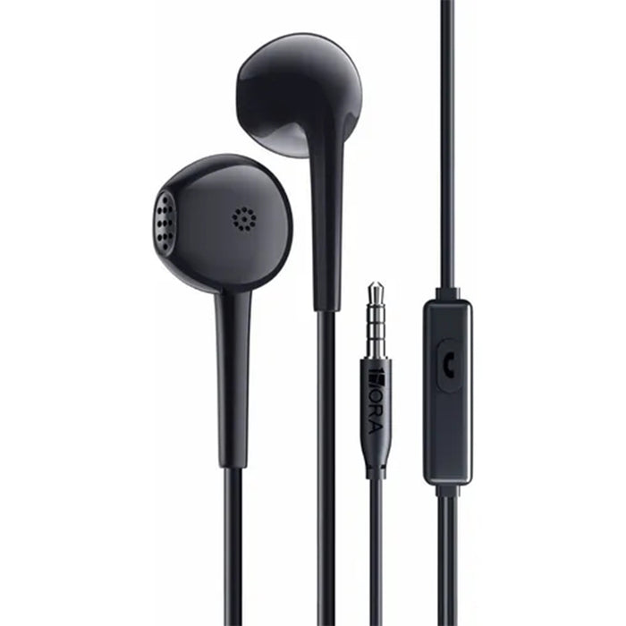 1HORA EARPHONE AUT122 BLACK WIRED PLUG IN
