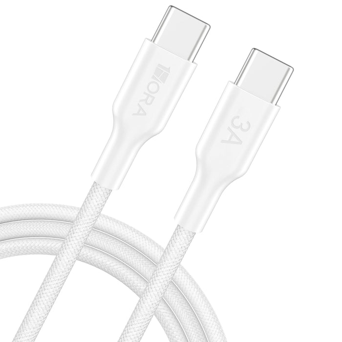 1HORA BRAIDED WIRE CAB272 WHITE C C 3A 1M