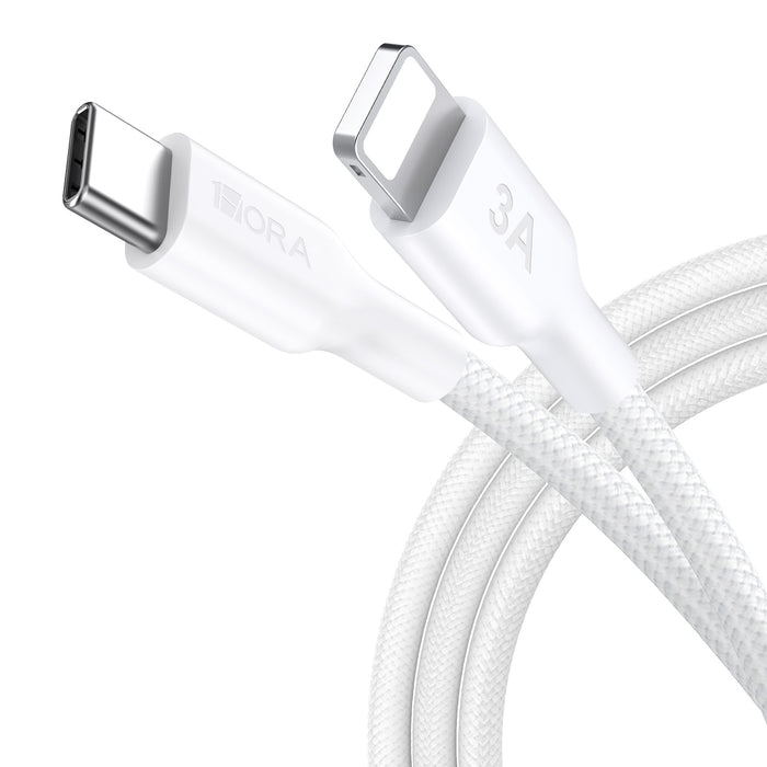 1HORA BRAIDED WIRE CAB273 WHITE C L 3A 1M