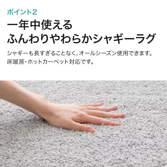 SHAGGY RUG 200X240 MGY SR002