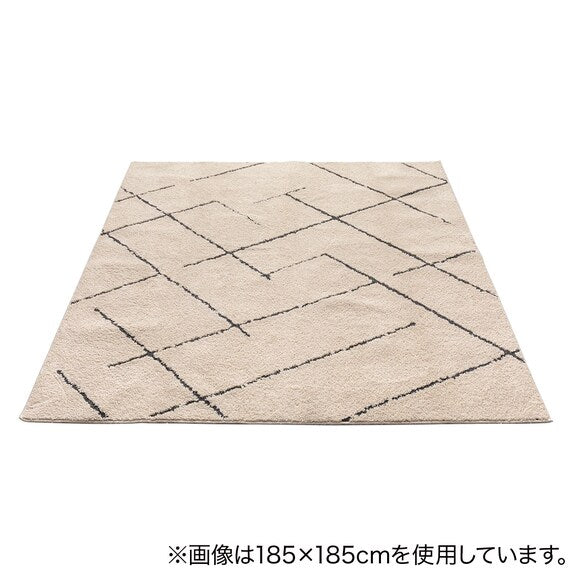 TUFTED RUG 185X185 BE SR003