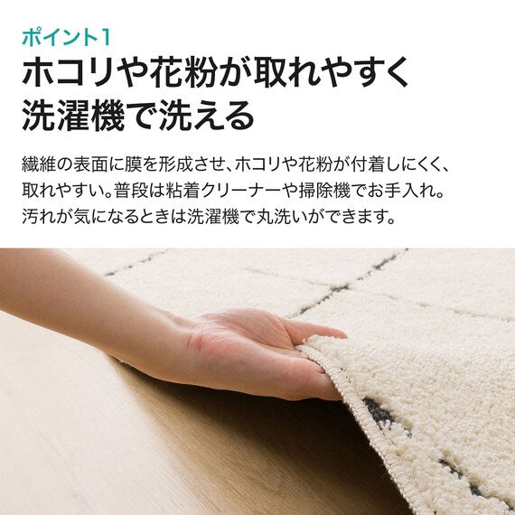 TUFTED RUG 185X185 BE SR003