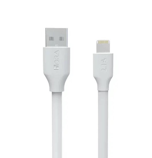 1HORA DATA CABLE CAB247 WHITE A L 2.1A 2M