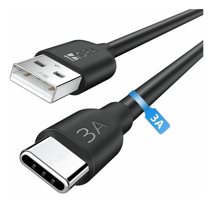 1HORA-DATA-CABLE-CAB251-BLACK-A-C 3A 1M